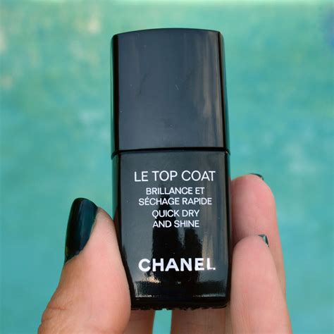 chanel top coat nail polish.